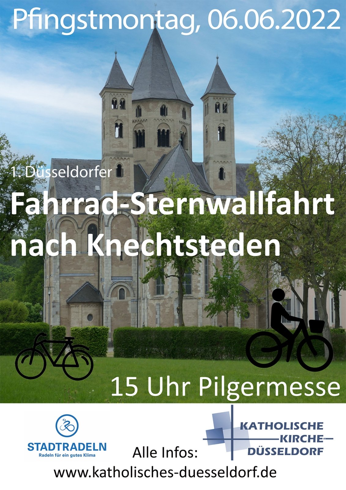 Plakat Fahrrad-Sternwallfahrt (c) katholisches Düsseldorf