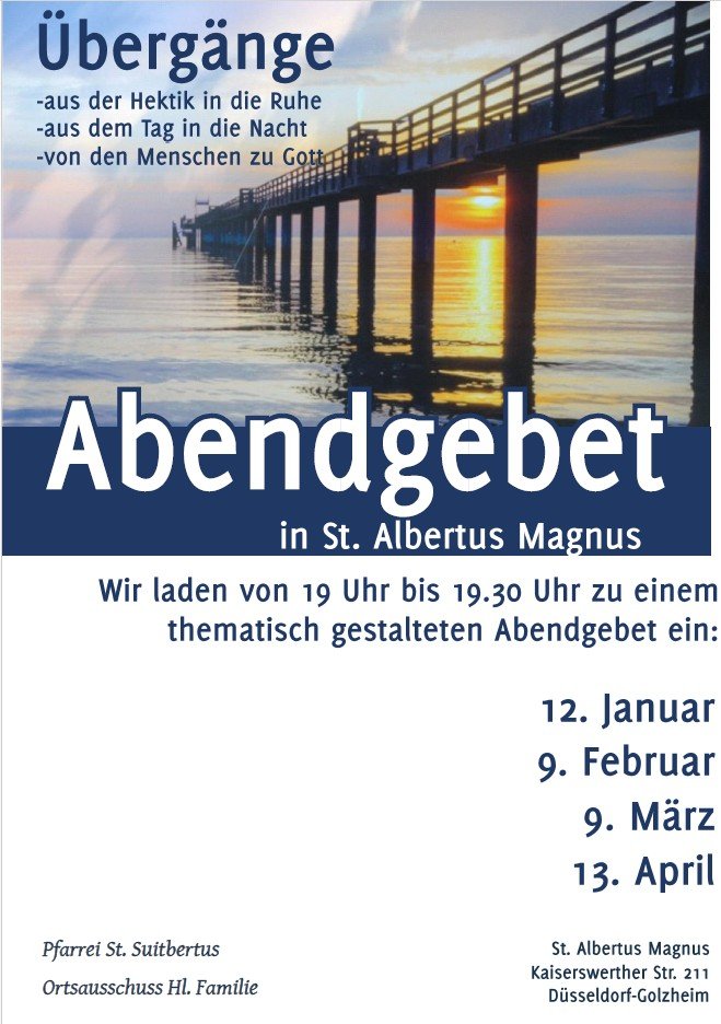 2026-01 AM Abendgebet NEU (c) Klaus-Peter Vogel