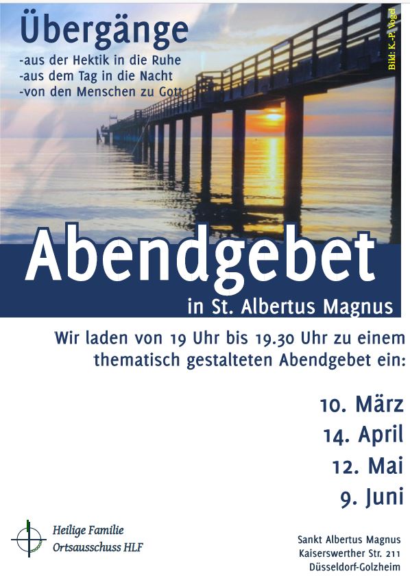 2025-03-06 AM Abendgebet (c) Matthias Grunwald