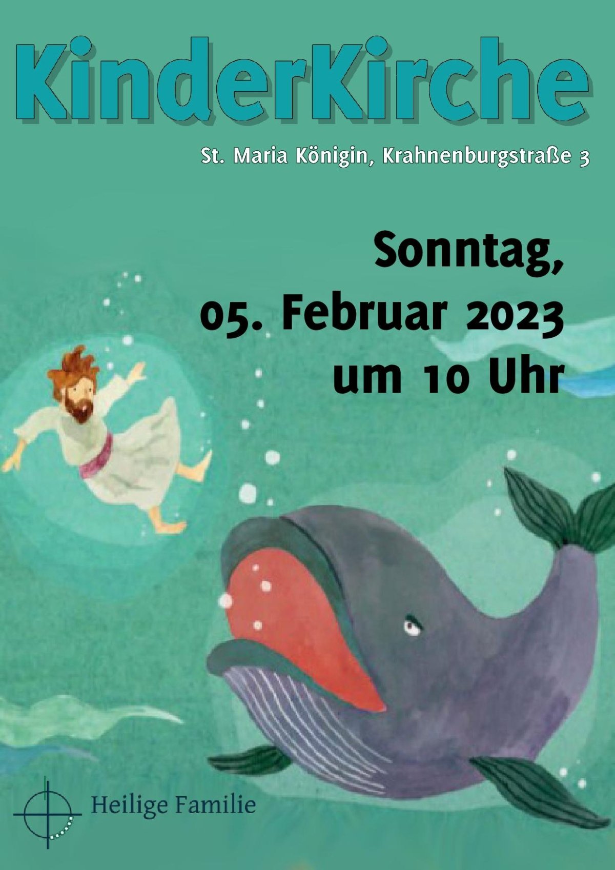 2023-02-05 Plakat KinderKirche Jona (c) Rachel Gladis