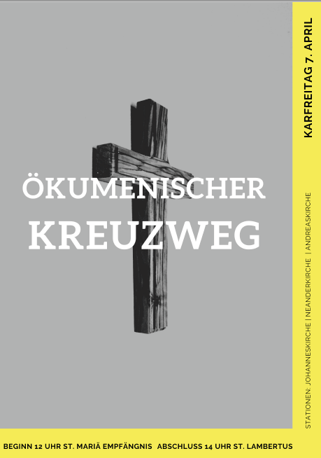 2023-04 ökumenischer Kreuzweg (c) katholisches Düsseldorf