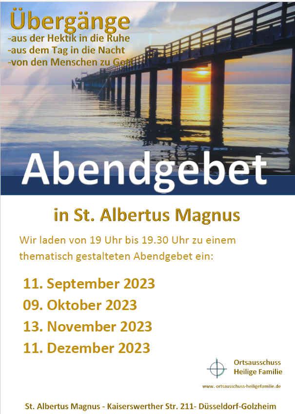 2023-09 AM Abendgebet (c) Klaus Peter Vogel